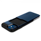 Spigen iPhone 12 Mini Deksel Slim Armor CS Navy Blue
