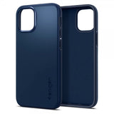 Spigen iPhone 12 Mini Deksel Thin Fit Navy Blue