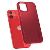 Spigen iPhone 12 Mini Deksel Thin Fit Rød