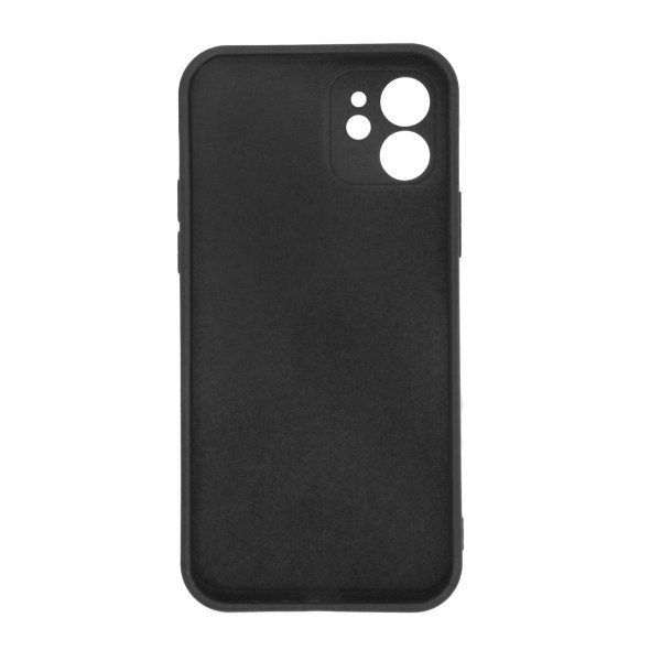 iPhone 12 Deksel Silikon Svart