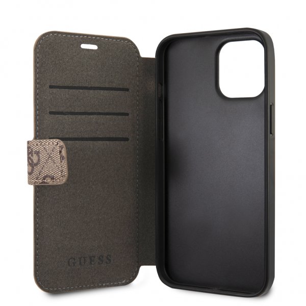 Guess iPhone 12 Pro Max Etui 4G Brun