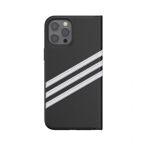 Adidas iPhone 12 Pro Max Etui Booklet Case Svart