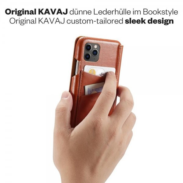 Kavaj iPhone 12 Pro Max Etui Dallas Brun