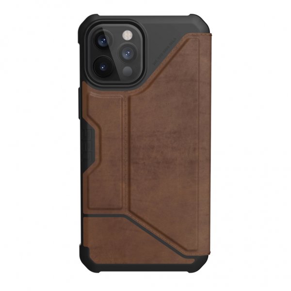 Urban Armor Gear (UAG) iPhone 12 Pro Max Etui Metropolis Leather Brun