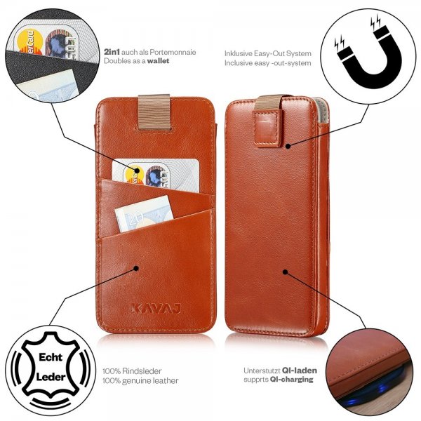 Kavaj iPhone 12 Pro Max Etui Miami Brun