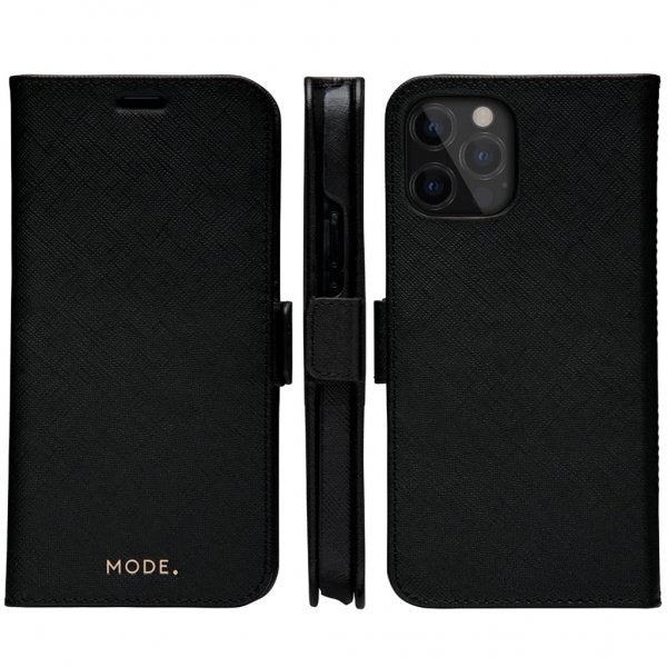 dbramante1928 iPhone 12 Pro Max Etui New York Löstagbart Deksel Night Black