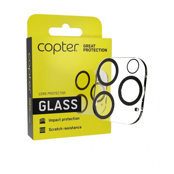 Copter iPhone 12 Pro Max Kamerabeskytter Exoglass Lens Protector