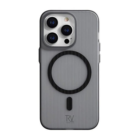 Rvelon iPhone 12 Pro Max Deksel Korrugerte MagSafe Grå