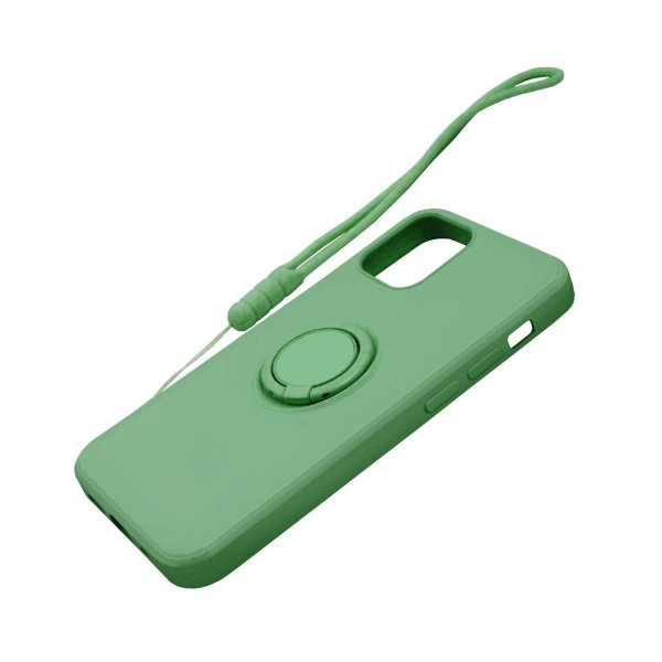 iPhone 12 Pro Max Deksel med Ringholder Grønn