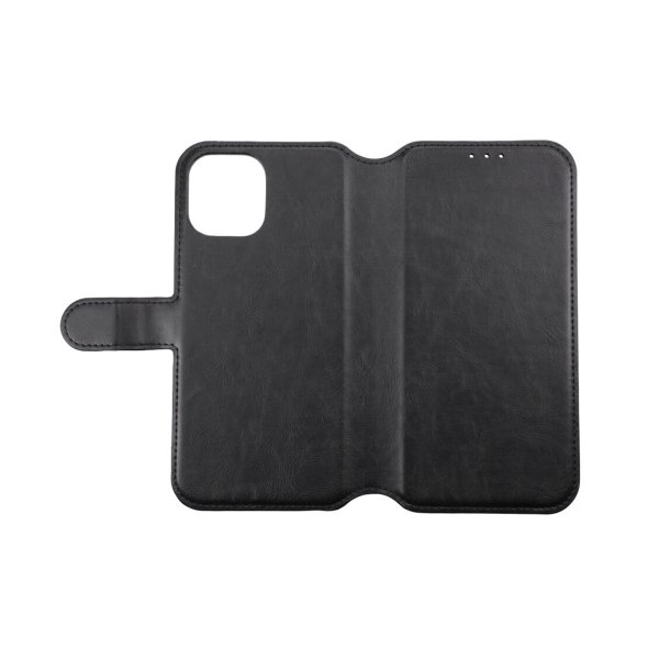 Rvelon iPhone 12 Pro Max Etui Detachable Wallet Case Svart