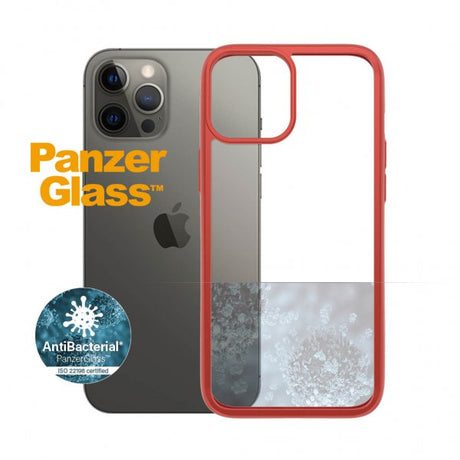 PanzerGlass iPhone 12 Pro Max Deksel ClearCase Color Mandarin Red