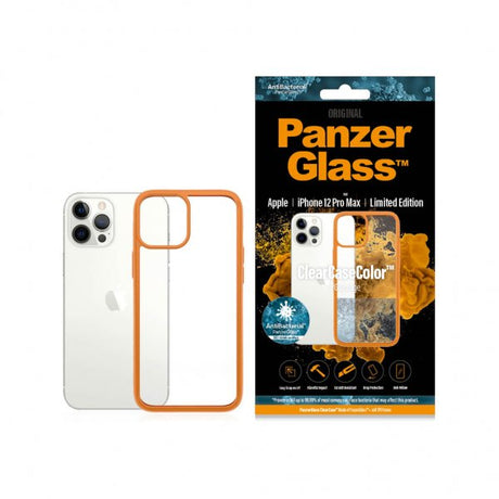 PanzerGlass iPhone 12 Pro Max Deksel ClearCase Color PG Orange