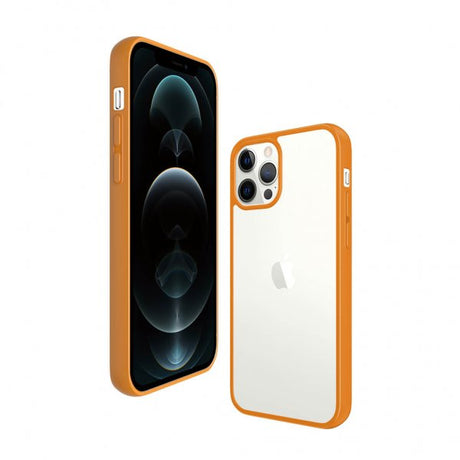 PanzerGlass iPhone 12 Pro Max Deksel ClearCase Color PG Orange
