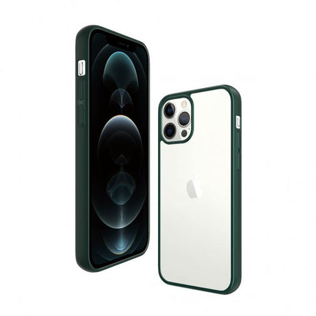 PanzerGlass iPhone 12 Pro Max Deksel ClearCase Color Racing Green