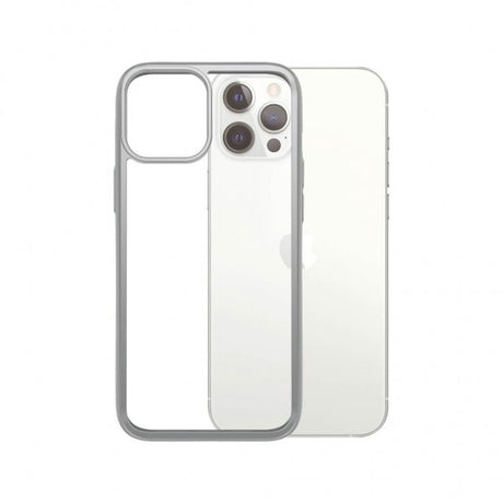 PanzerGlass iPhone 12 Pro Max Deksel ClearCase Color Satin Silver
