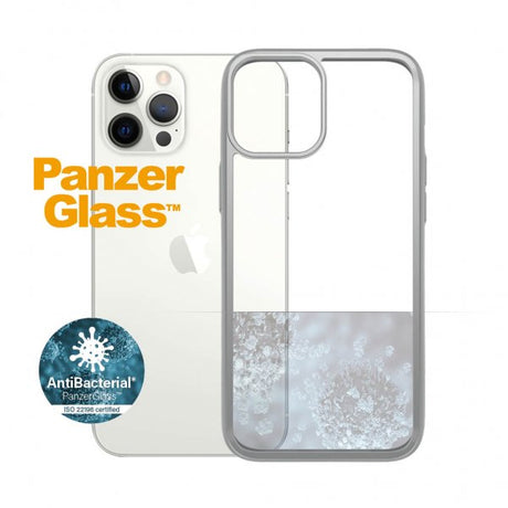 PanzerGlass iPhone 12 Pro Max Deksel ClearCase Color Satin Silver