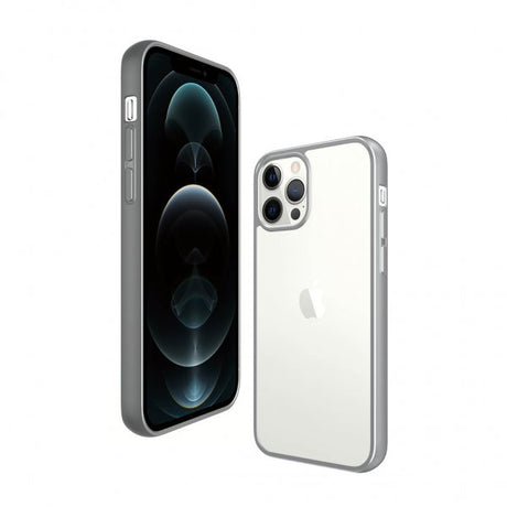 PanzerGlass iPhone 12 Pro Max Deksel ClearCase Color Satin Silver