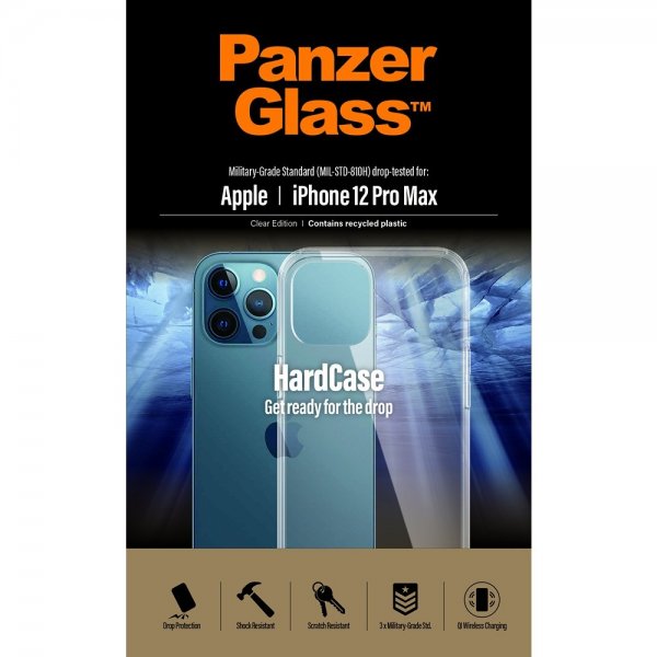 PanzerGlass iPhone 12 Pro Max Deksel HardCase Transparent