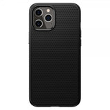 Spigen iPhone 12 Pro Max Deksel Liquid Air Matte Black
