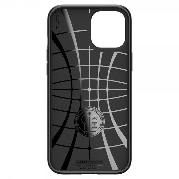 Spigen iPhone 12 Pro Max Deksel Liquid Air Matte Black