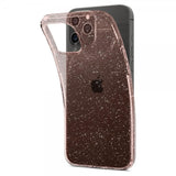 Spigen iPhone 12 Pro Max Deksel Liquid Crystal Glitter Rose Quartz