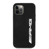 AMG iPhone 12 Pro Max Deksel Liquid Silicone Svart