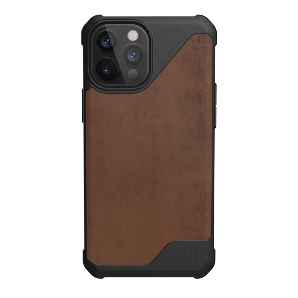 Urban Armor Gear (UAG) iPhone 12 Pro Max Deksel Metropolis LT Leather Brun
