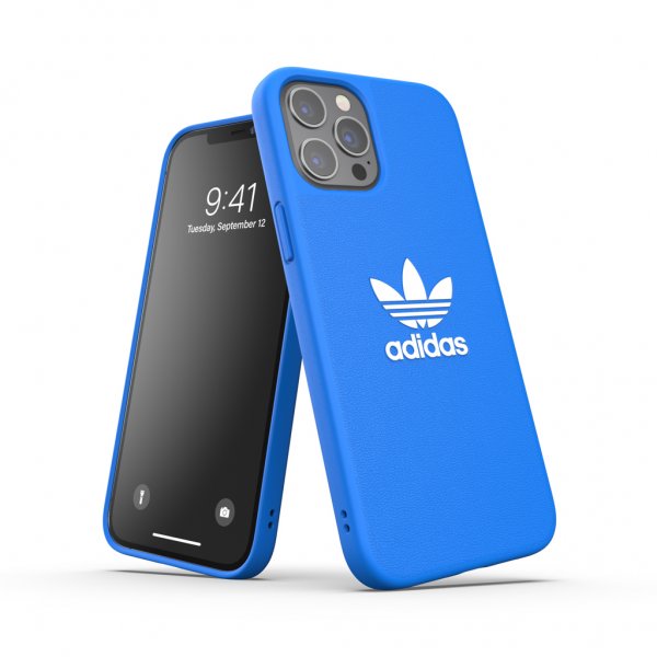 Adidas iPhone 12 Pro Max Deksel Formstøpt Etui Basic Bluebird
