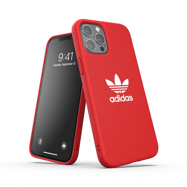 Adidas iPhone 12 Pro Max Deksel Moulded Case Canvas Scarlet