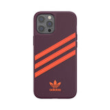 Adidas iPhone 12 Pro Max Deksel Moulded Case PU Maroon/Solar Orange