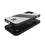 Adidas iPhone 12 Pro Max Deksel Formstøpt Etui PU Hvit