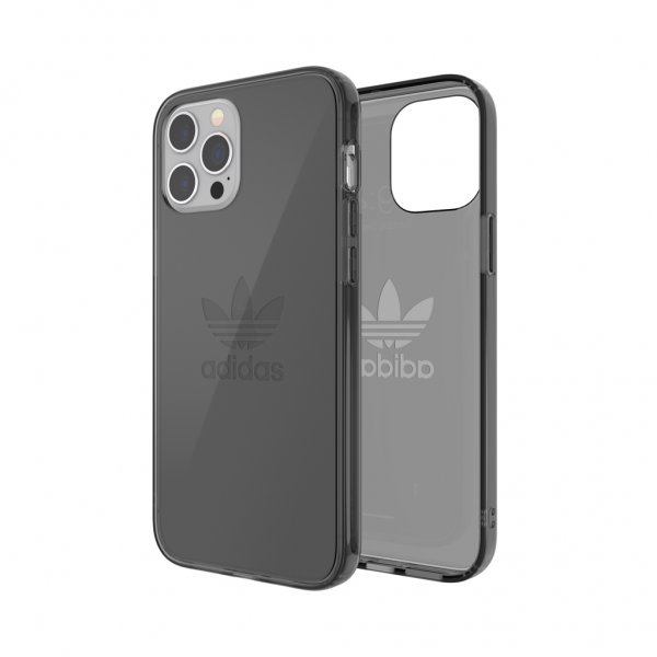 Adidas iPhone 12 Pro Max Deksel Protective Clear Case Svart