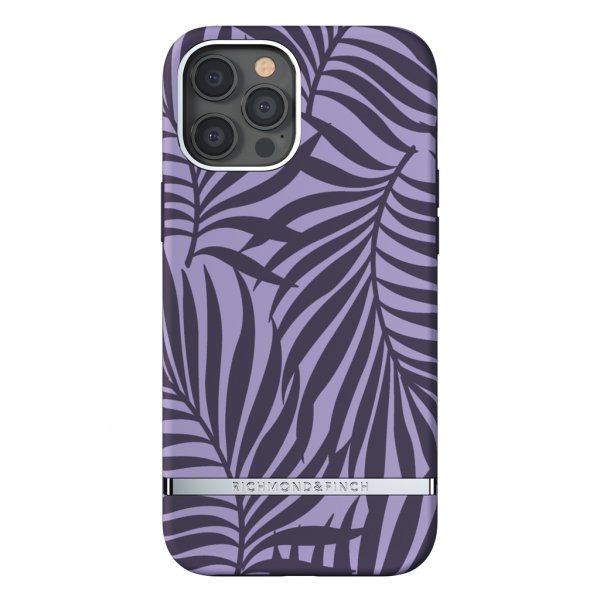 Richmond & Finch iPhone 12 Pro Max Deksel Purple Palm