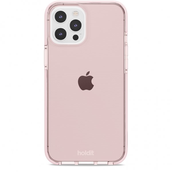 holdit iPhone 12 Pro Max Deksel Seethru Blush Pink