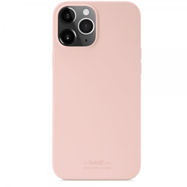 holdit iPhone 12 Pro Max Deksel Silikon Blush Pink