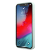 Guess iPhone 12 Pro Max Deksel Vintage Silicone Blå