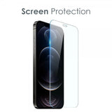 Northjo iPhone 12 Pro Deksel med Skjermbeskytter og Kamerabeskytter 3-i-1