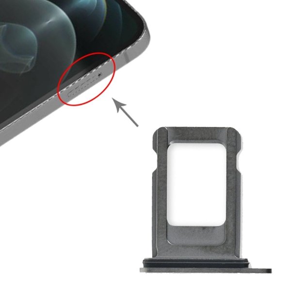 iPhone 12 Pro/12 Pro Max SIM-kortholder - Grå