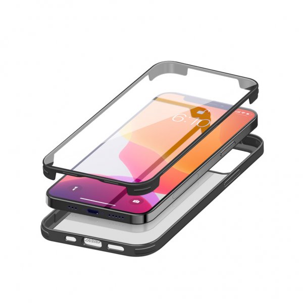 Krusell iPhone 12/iPhone 12 Pro Deksel 360 Protection Case Svart