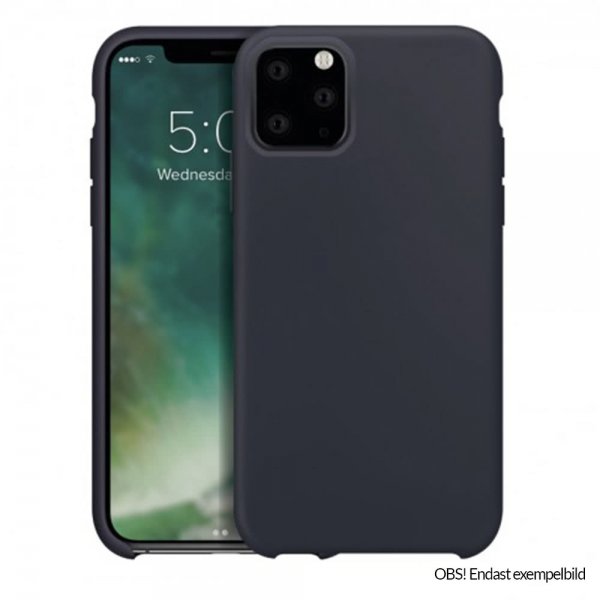 Xqisit iPhone 12 Mini Deksel Silikoni Case Blå