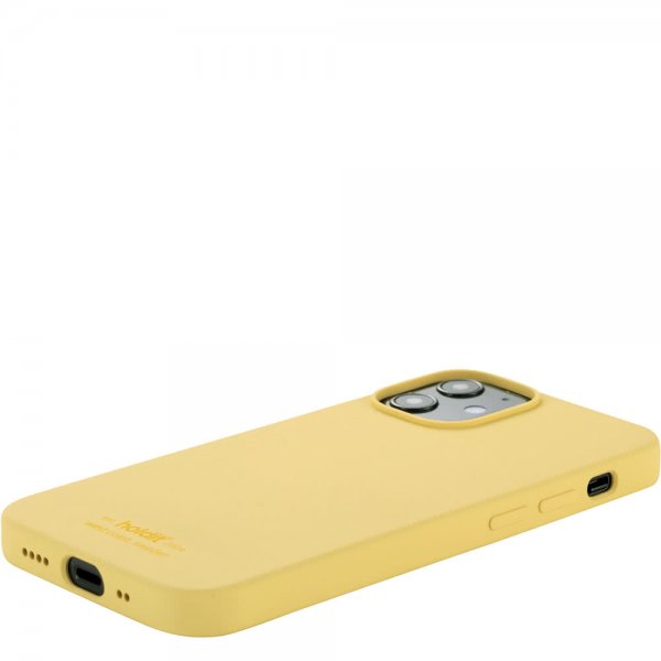 holdit iPhone 12 Mini Deksel Silikon Gul