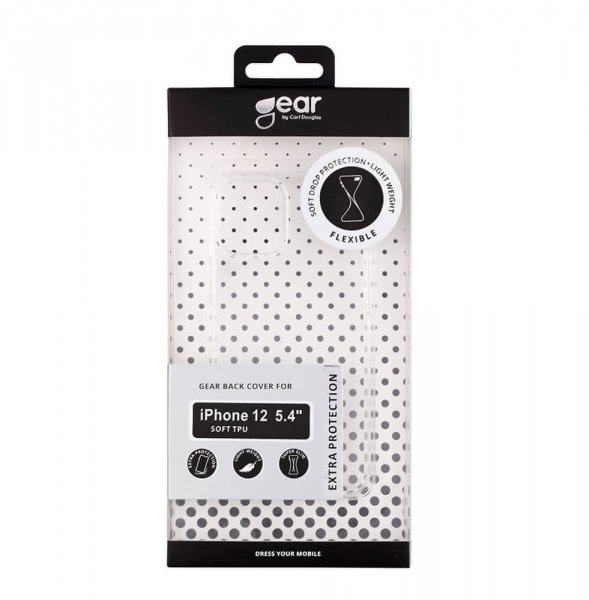Gear iPhone 12 Mini Deksel TPU Klar