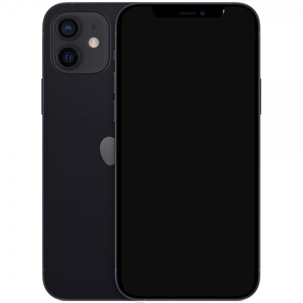Brukt Apple iPhone 12 Svart 128GB God stand