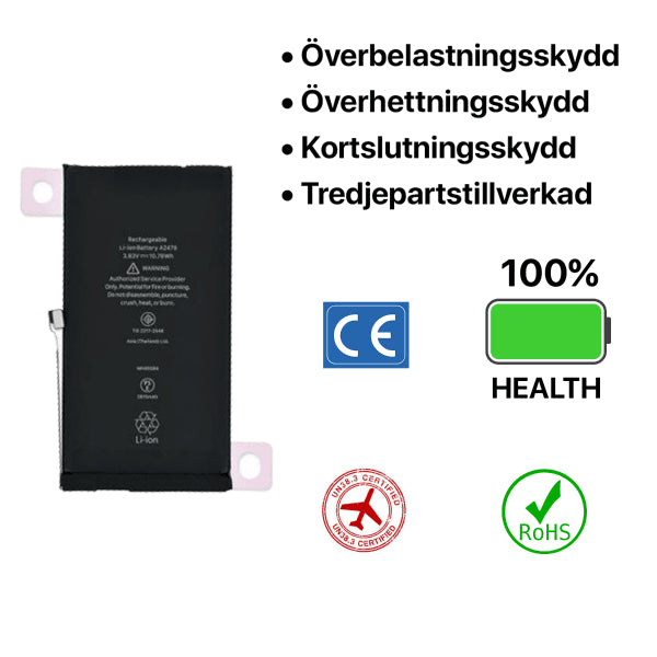 iPhone 12/12 Pro Batteri Høy Kvalitet