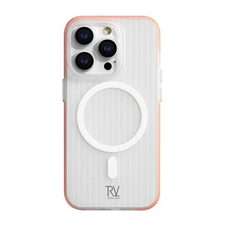Rvelon iPhone 12/iPhone 12 Pro Deksel Korrugerte MagSafe Oransje