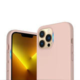 Rvelon iPhone 12/iPhone 12 Pro Deksel Silikon Beige