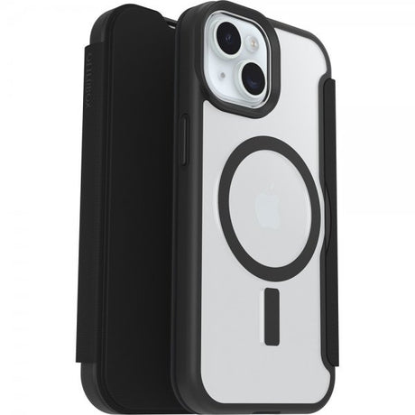 Otterbox iPhone 13/14/15/16e/17e Etui React Folio MagSafe Black Crystal