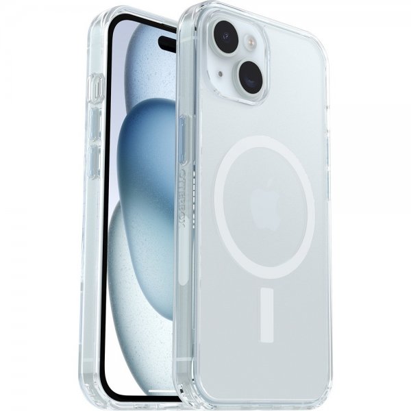 Otterbox iPhone 13/14/15/16e/17e Deksel Symmetry Clear MagSafe Transparent