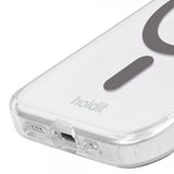 holdit iPhone 13/14/15 Deksel MagSafe Case Space Gray Transparent