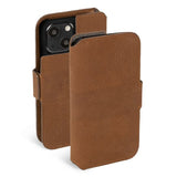 Krusell iPhone 13 Etui Leather PhoneWallet Cognac